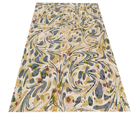 6 inch marbled card shade - Harlequin