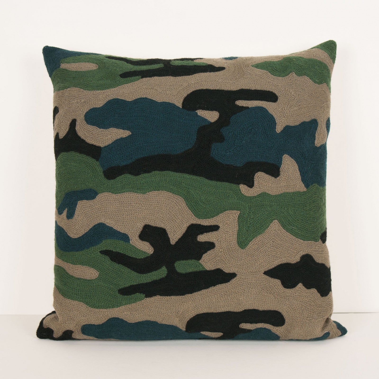 Lindell & Co Cushions New Sholto' embroidered cushion