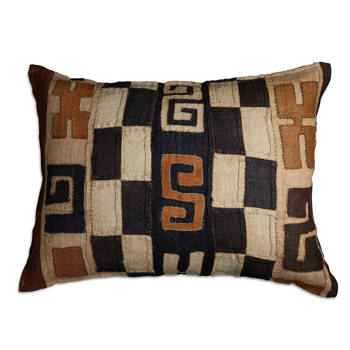 Nushka Cushions African Geometric Kuba Cushion