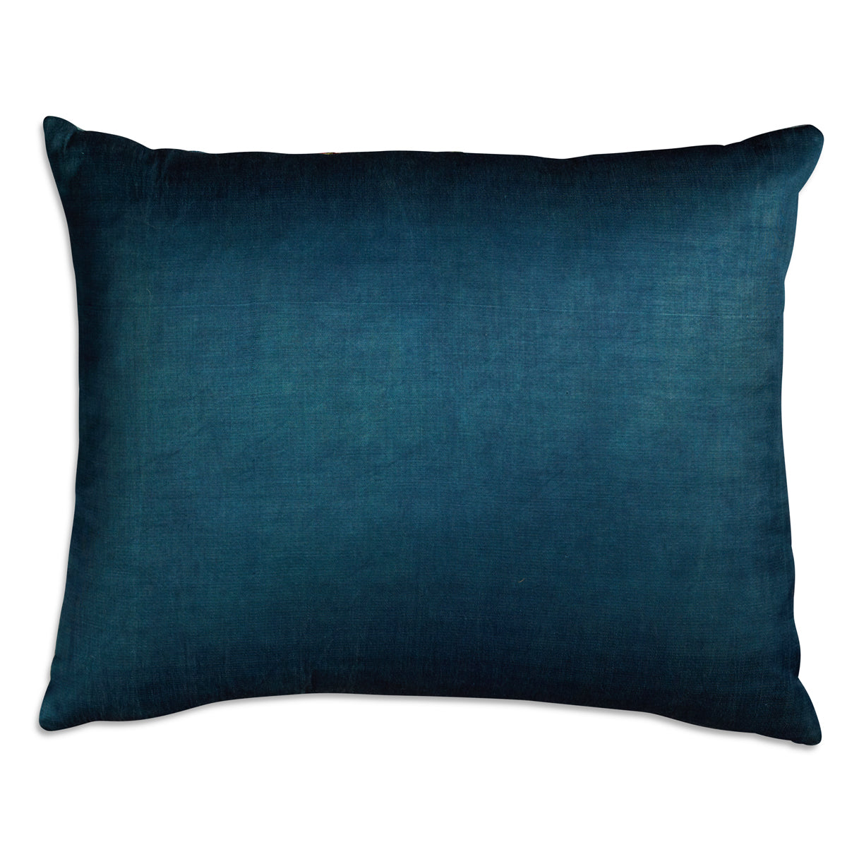 Nushka Cushions Blue rectangular silk suzani embroidered cushion