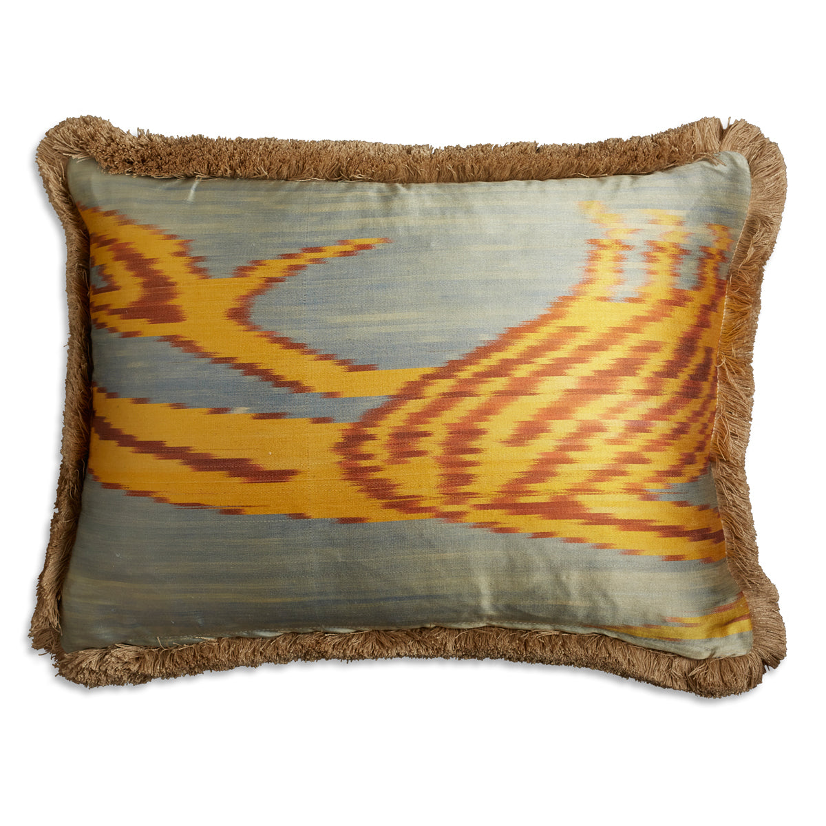 Nushka Cushions Cotton and Silk Ikat cushion