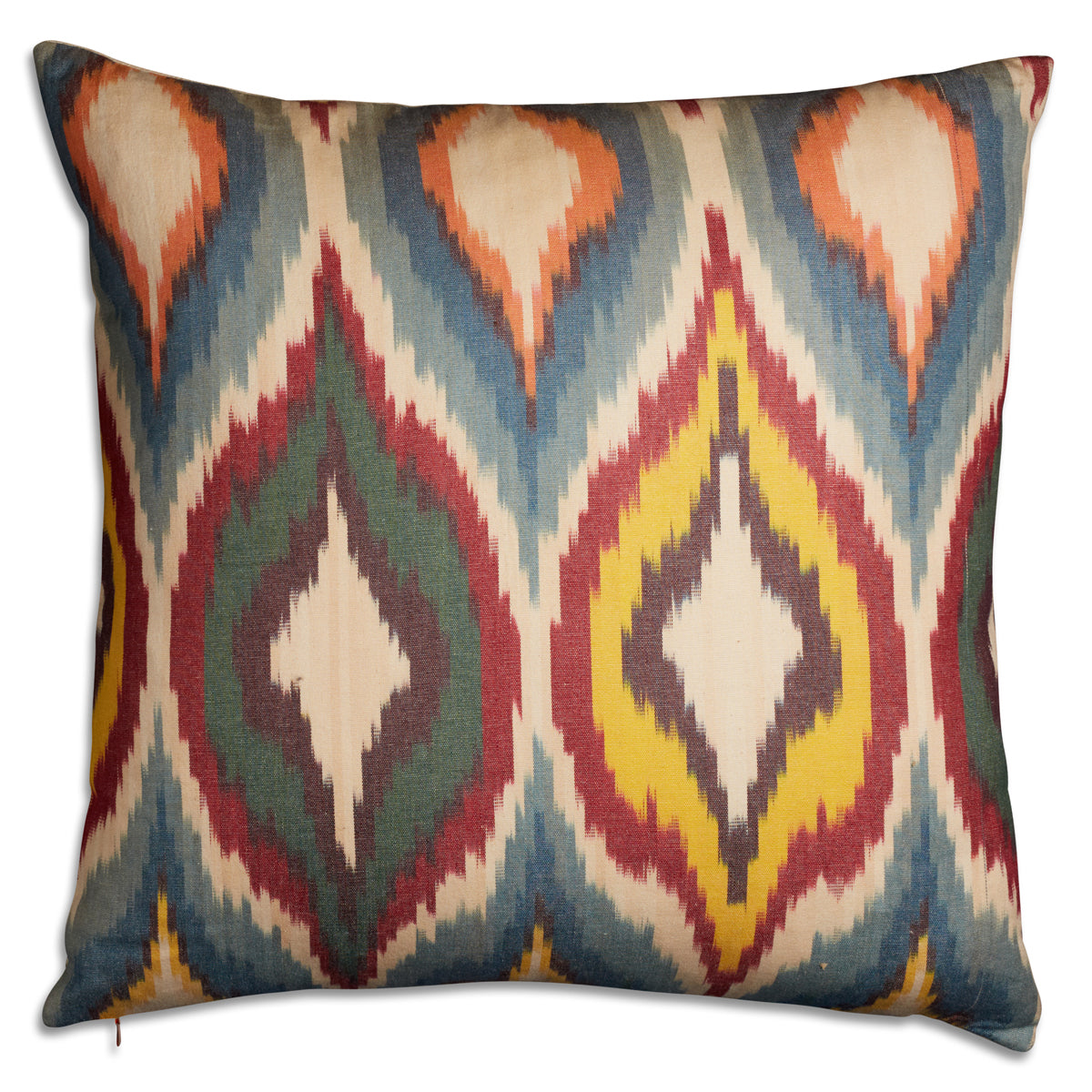 Nushka Cushions Geometric silk suzani embroidered cushion