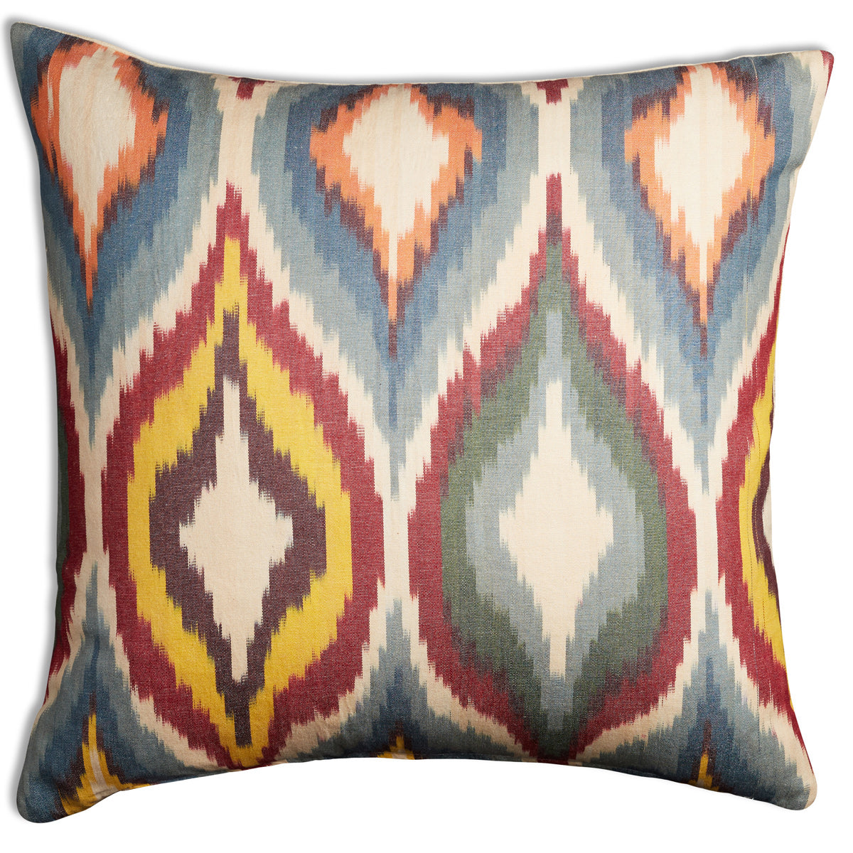 Nushka Cushions Geometric silk suzani embroidered cushion