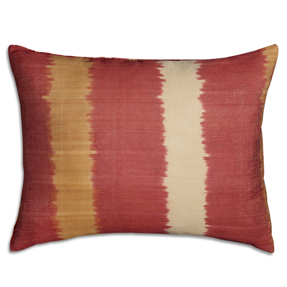 Nushka Cushions Hand-woven Silk Velvet Ikat Cushion