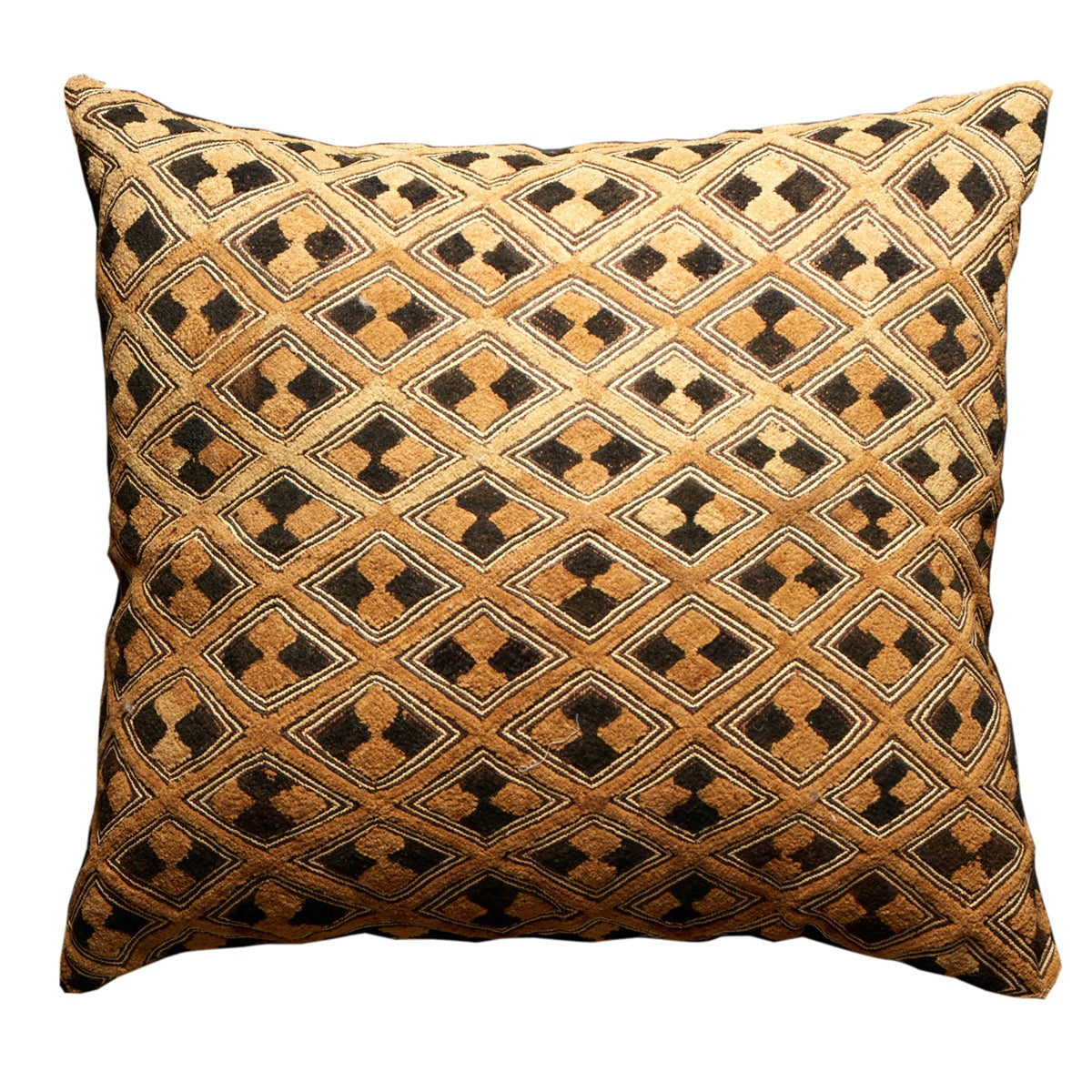 Nushka Cushions Large Square, African Geometric Shoowa Cushion