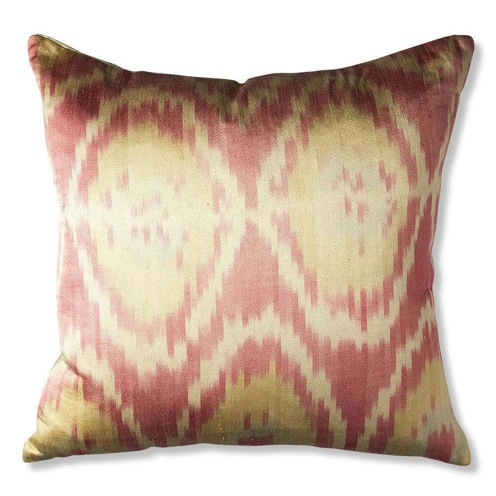 Nushka Cushions Pomegranate Tree Silk Suzani Embroidered Cushion