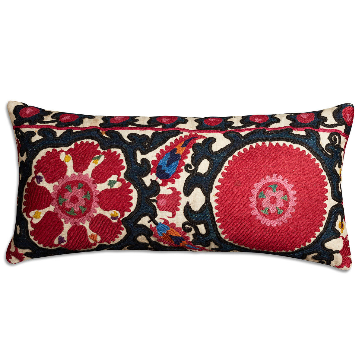 Nushka Cushions Rectangular vintage suzani cushion