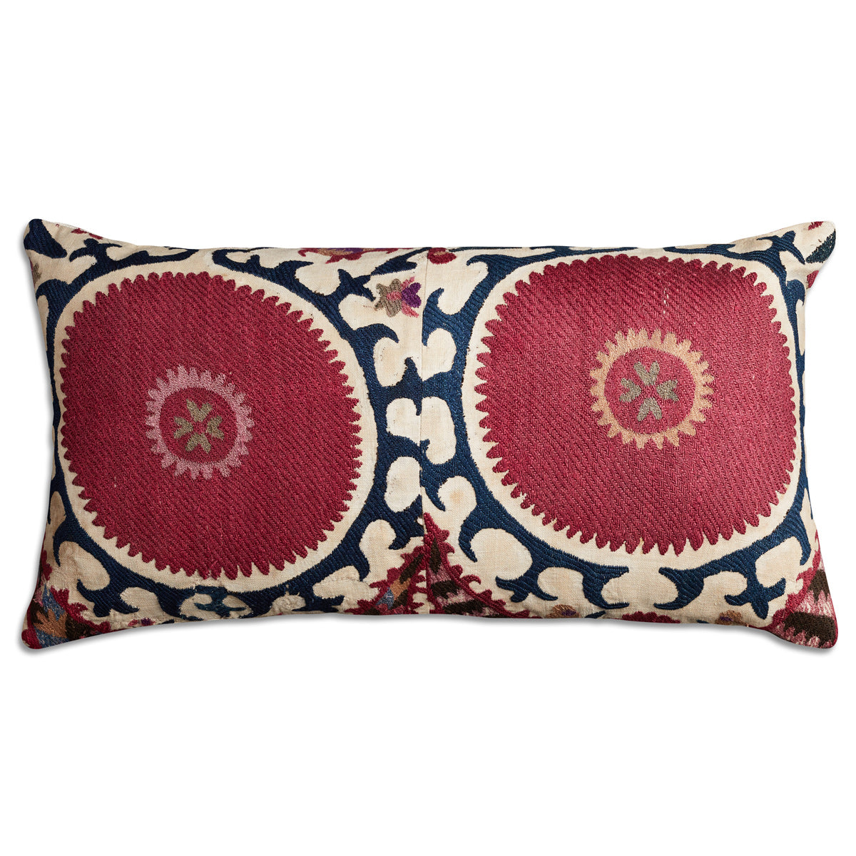 Nushka Cushions Rectangular vintage suzani cushion