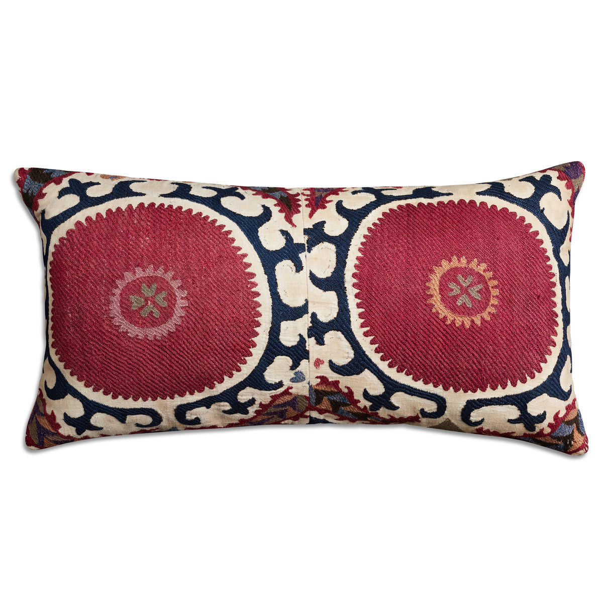 Nushka Cushions Rectangular vintage suzani cushion