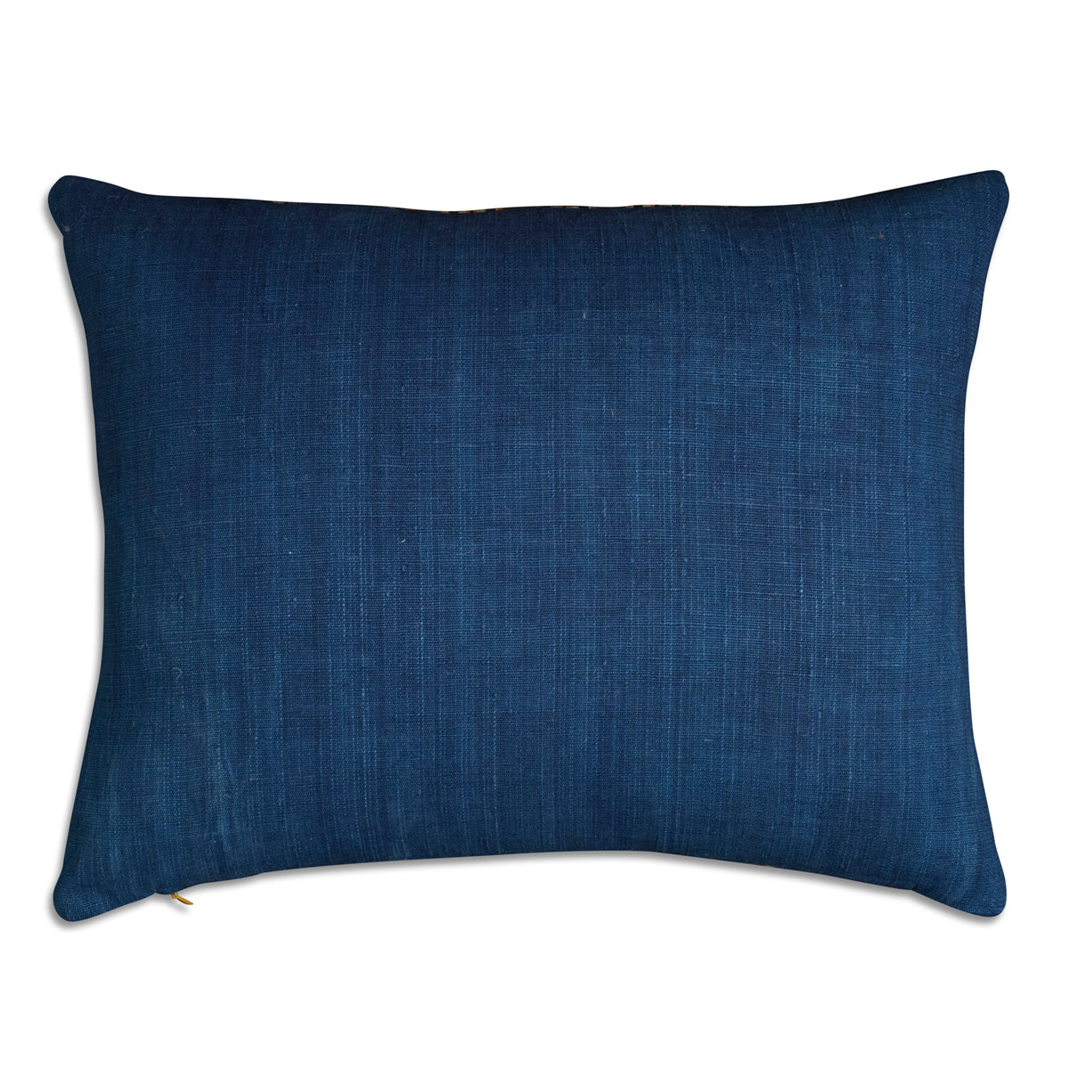 Nushka Cushions Silk Jajim Cushion - Navy and multicoloured