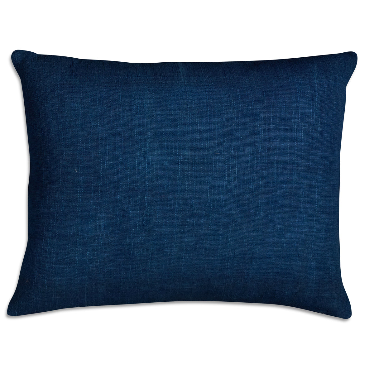 Nushka Cushions Silk Jajim Cushion -Royal blue multicoloured stripe