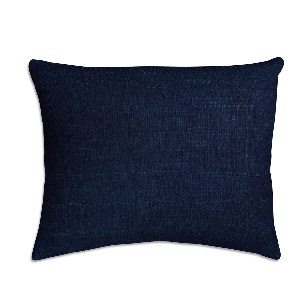 Nushka Cushions Silk Jajim Cushion -Royal blue/red wide stripe