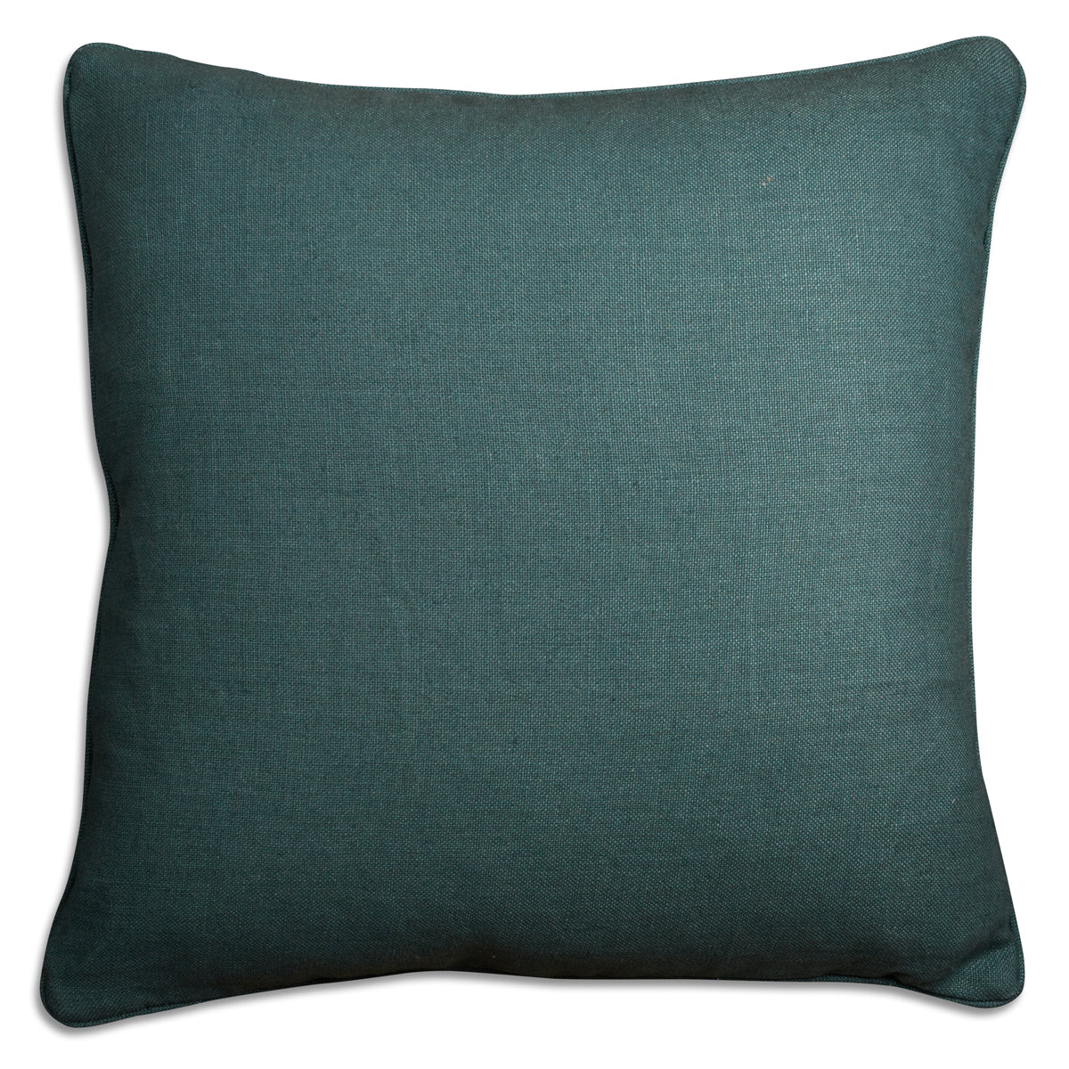 Nushka Cushions Square cushion in  Loom weave green by Kit Kemp