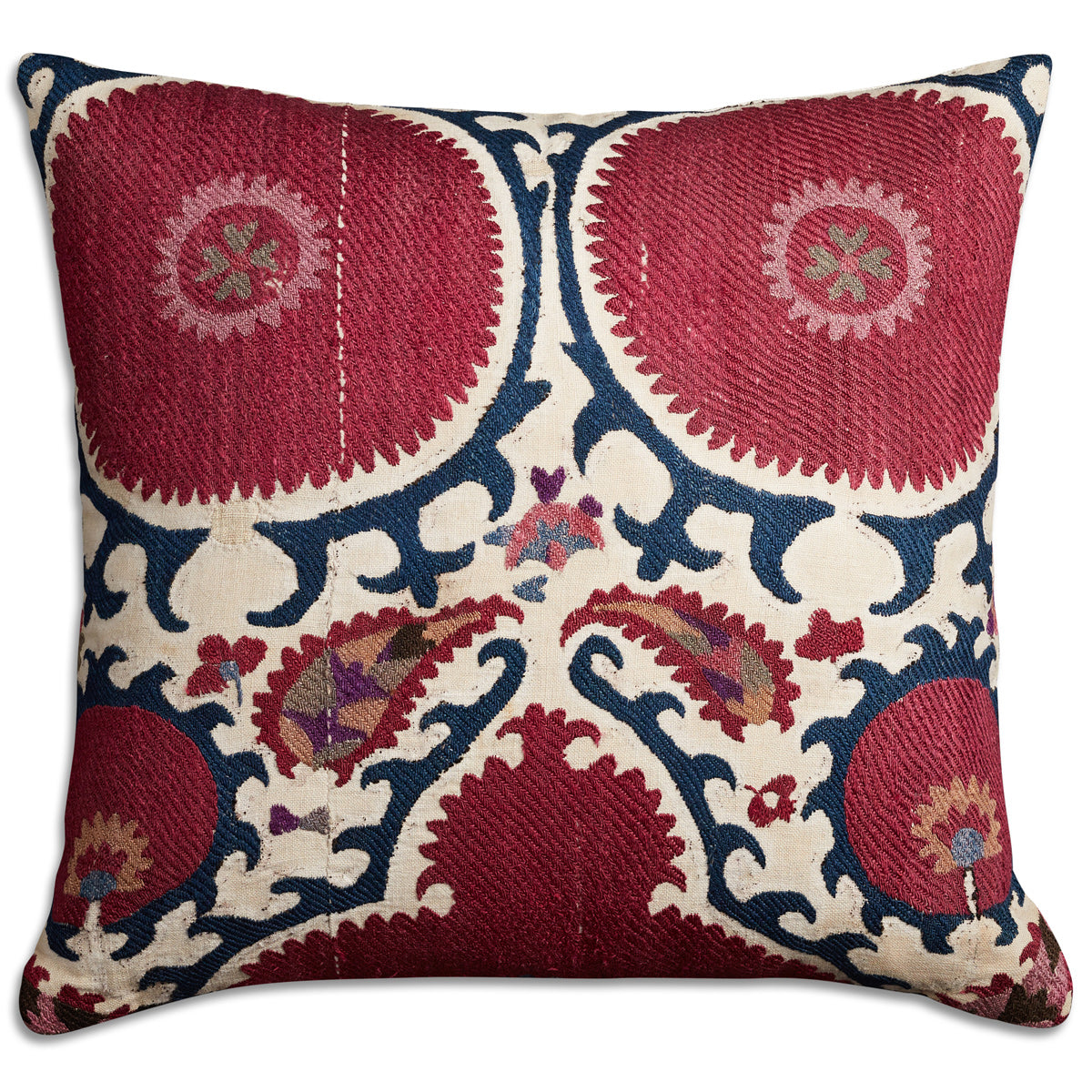 Nushka Cushions Square vintage suzani cushion