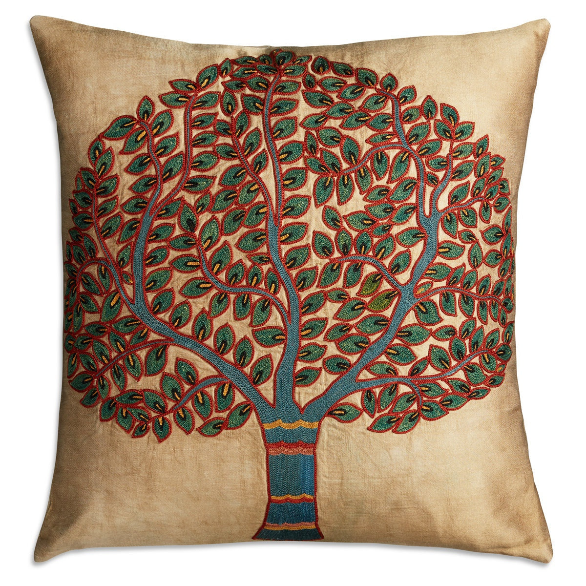 Nushka Cushions Tree design suzani cushion