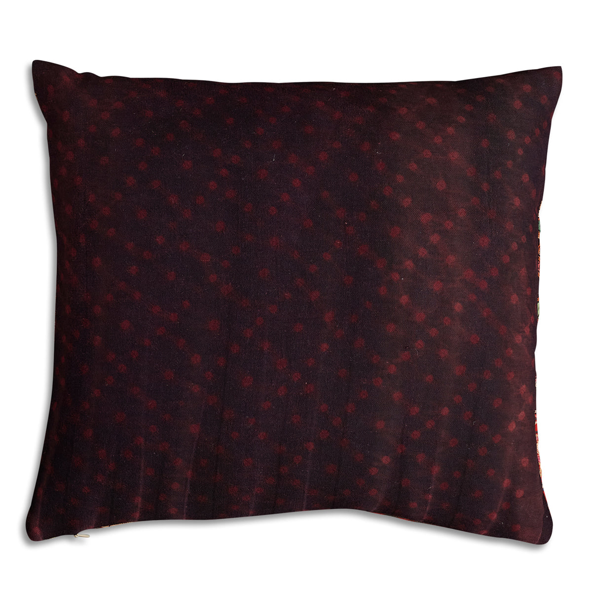 Nushka Cushions Vintage Embroidered Wool And Cotton Cushion