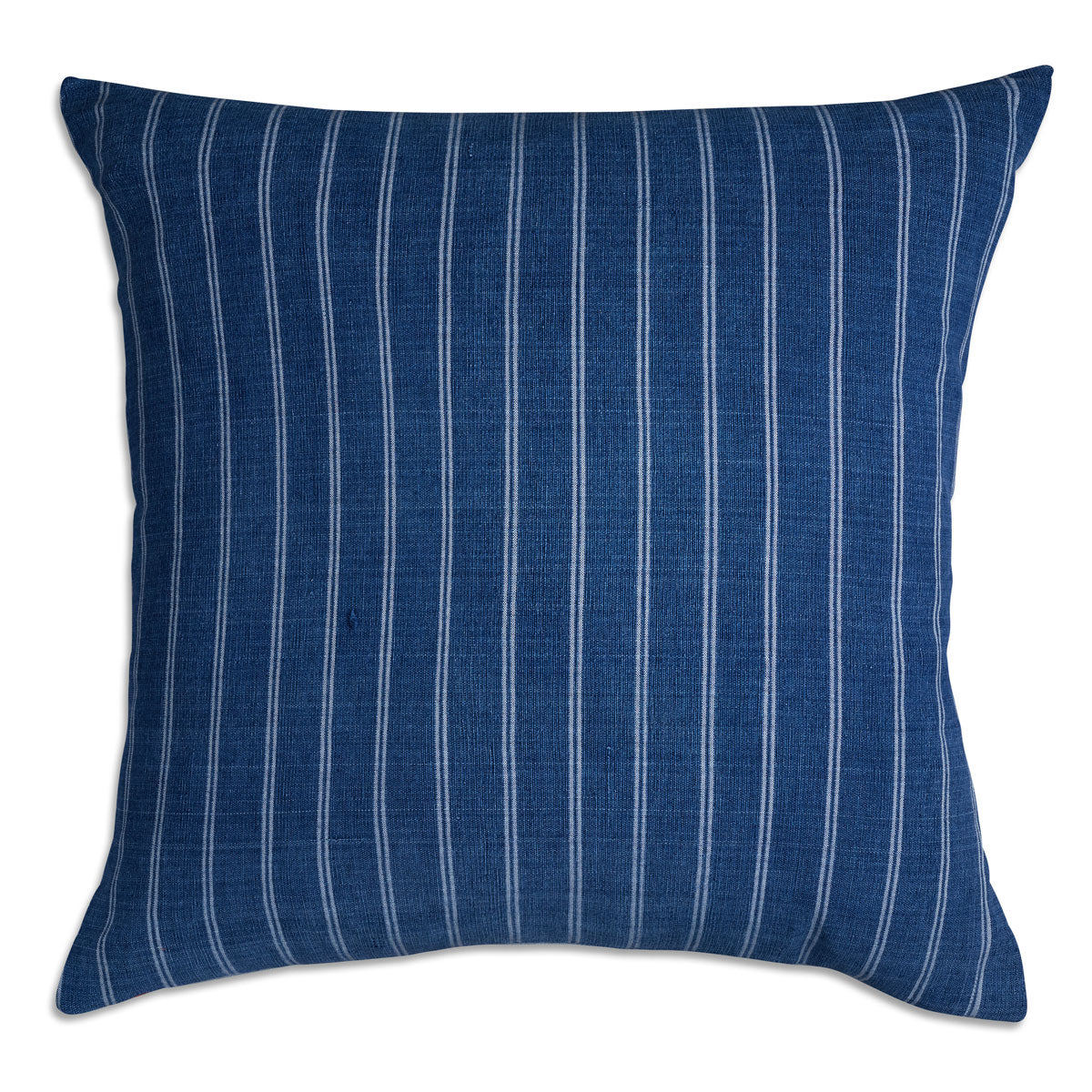 Nushka Cushions Vintage Guatemalan Square Indigo Cushion with Linen Back