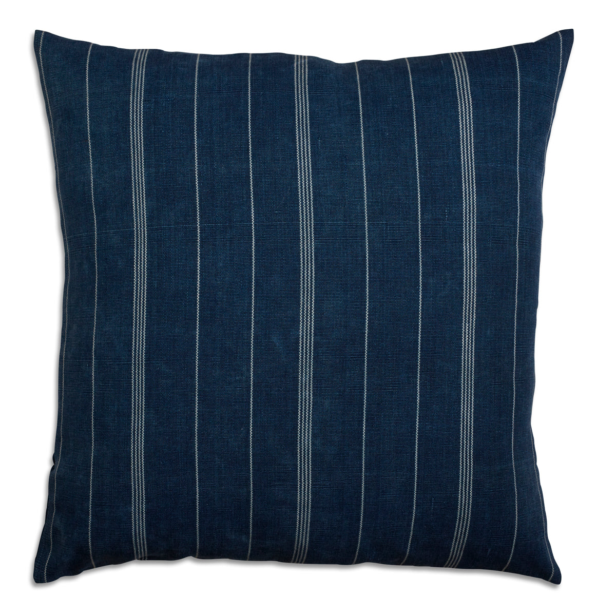 Nushka Cushions Vintage Guatemalan Square Striped Indigo Cushion