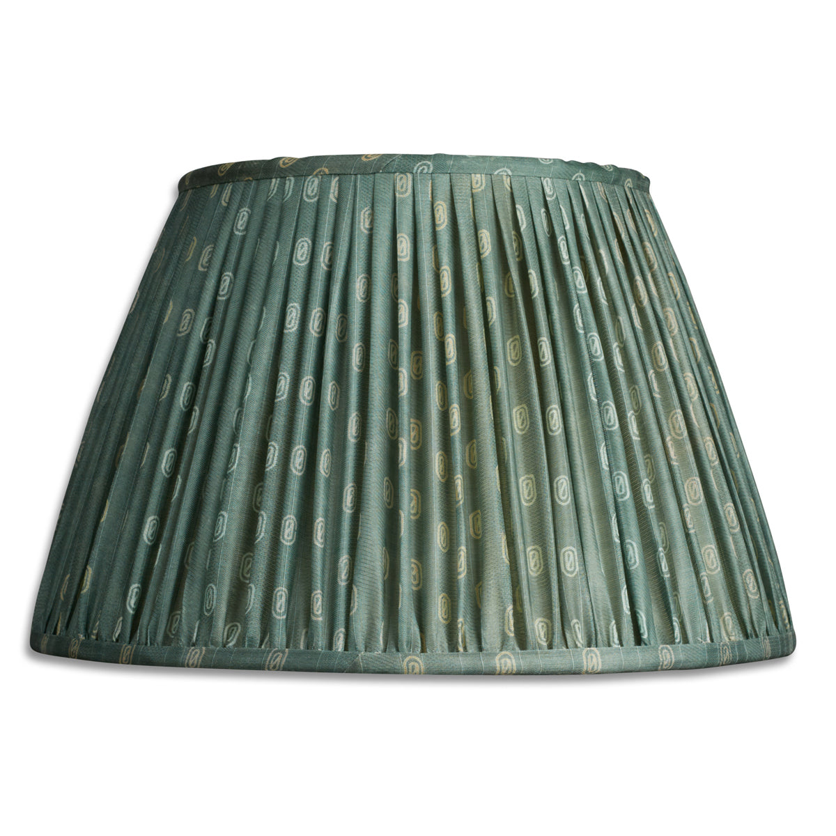 Nushka Lampshades 14 inch - 36cm  Aqua green silk sari lampshade