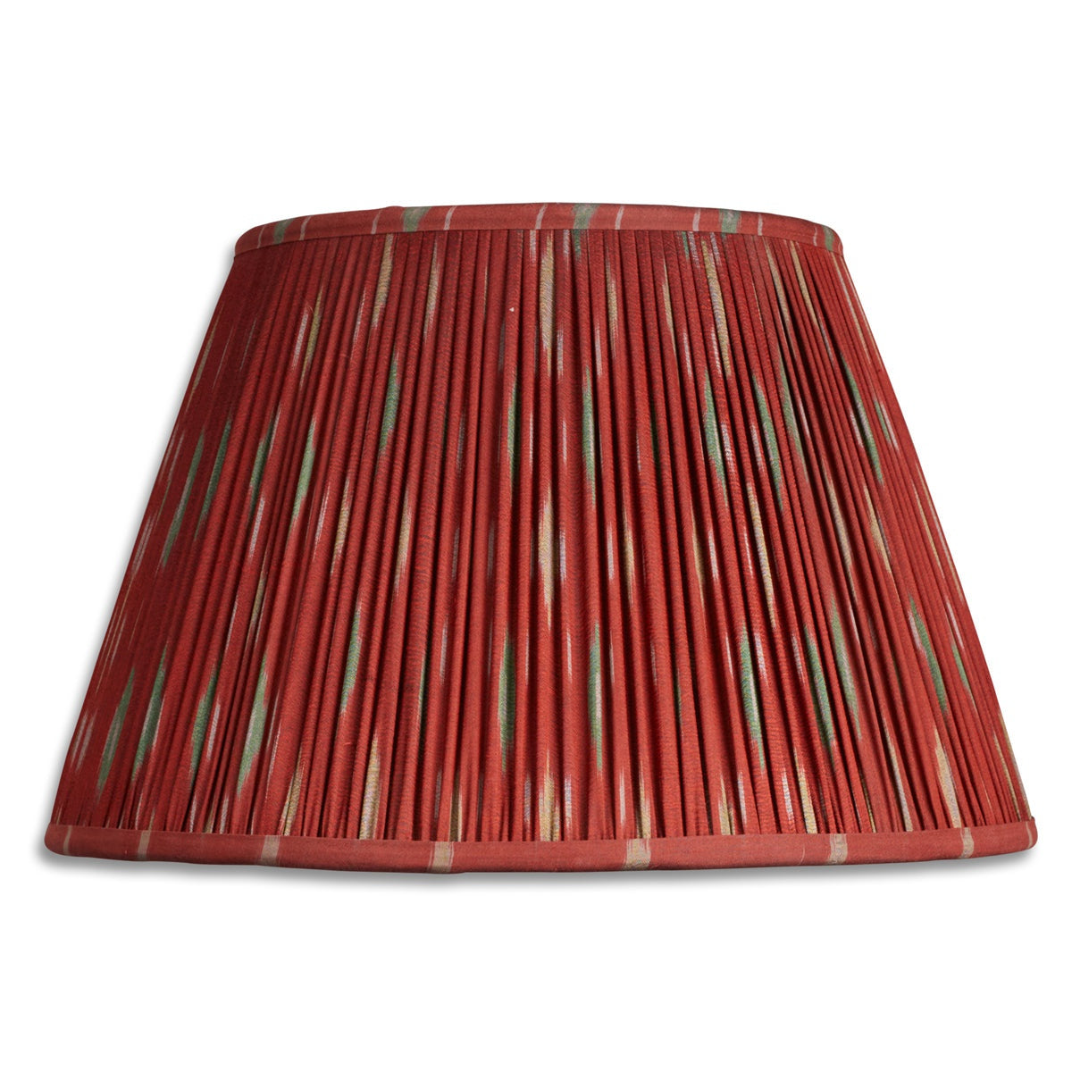 Nushka Lampshades 14 inch - 36cm  Burgundy silk sari lampshade