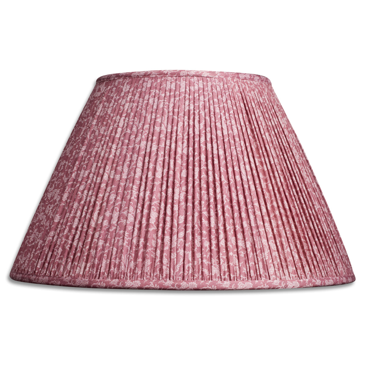 Nushka Lampshades 16 inch - 41 cm French Drum mauve and pink silk sari lampshade