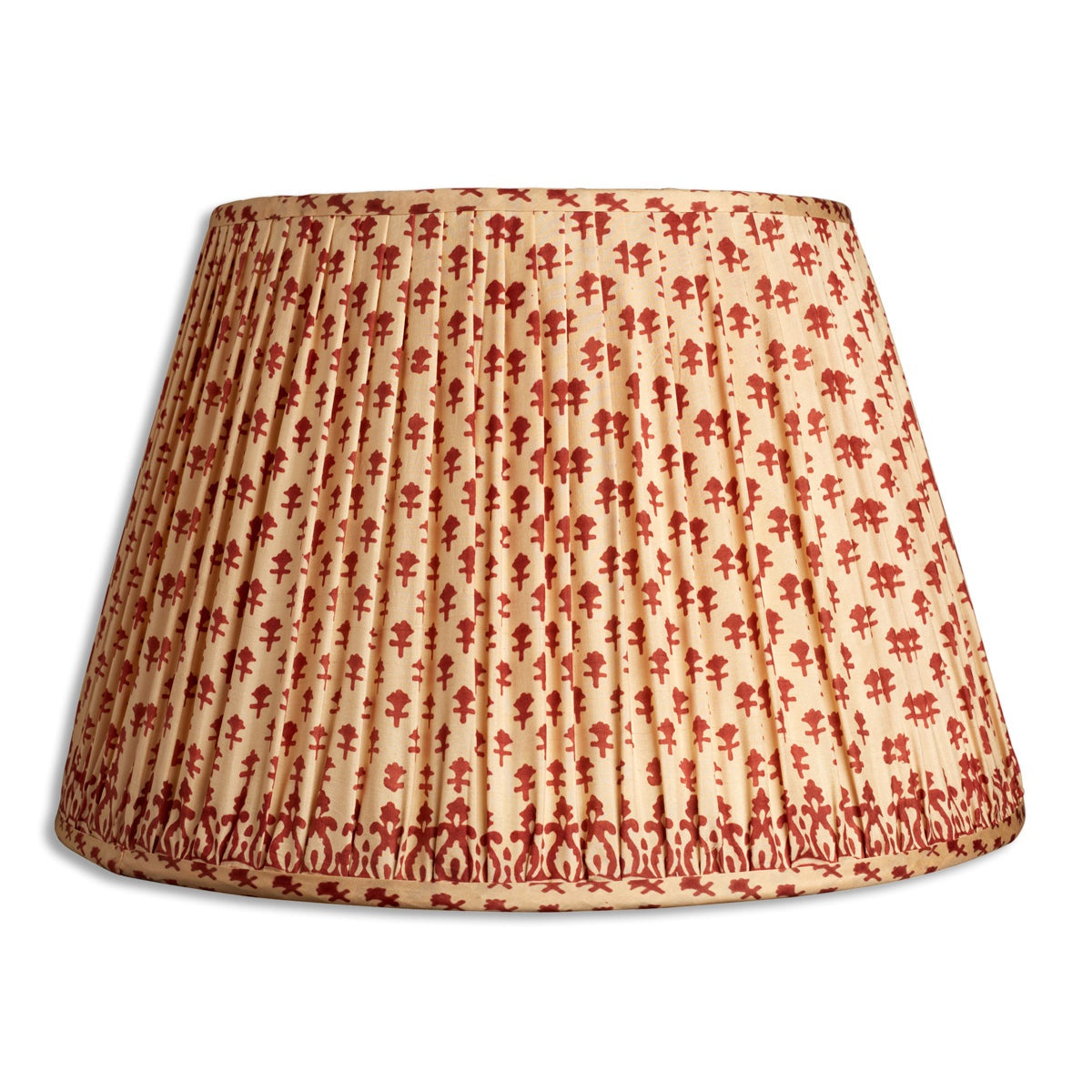 Nushka Lampshades 16 inch - 41cm Brown Silk Sari Lampshade