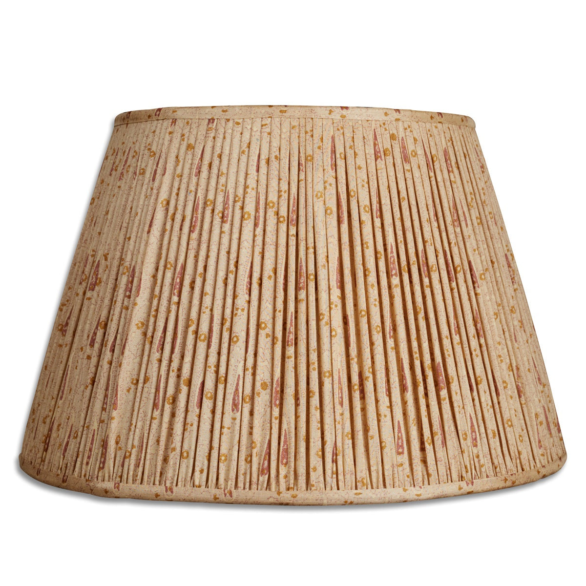 Nushka Lampshades 16 Inch -  41cm Caramel silk sari lampshade