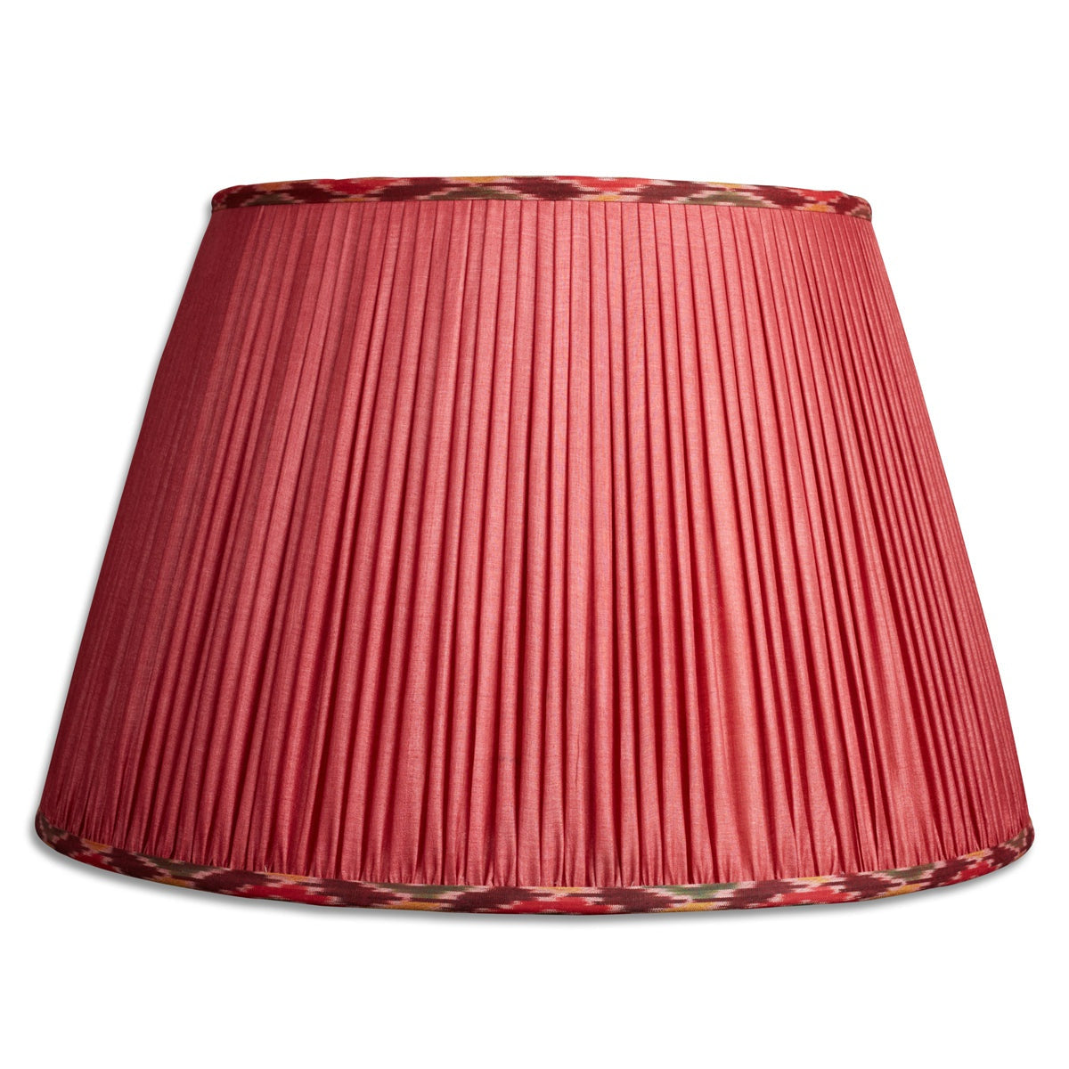 Nushka Lampshades 16 Inch -  41cm Dark pink silk sari lampshade