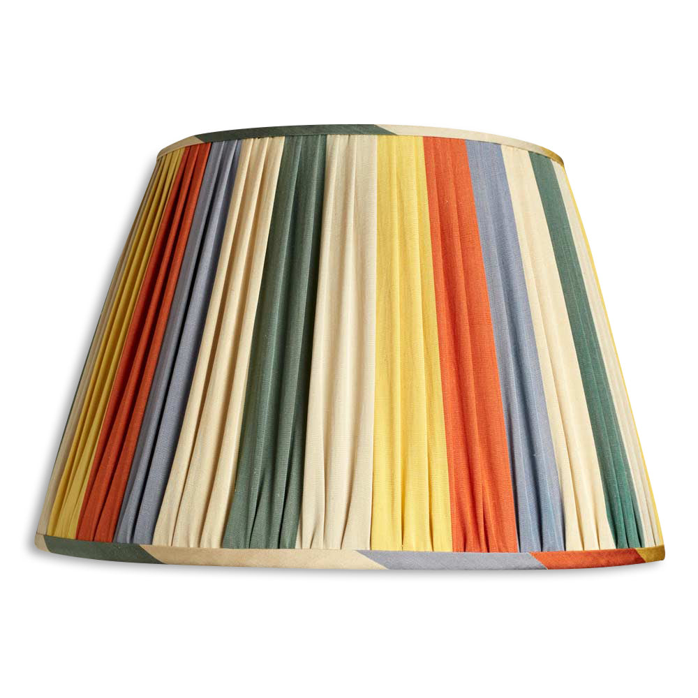 Nushka Lampshades 16 inch - 41cm Harlequin Cotton and Silk Ikat Lampshade