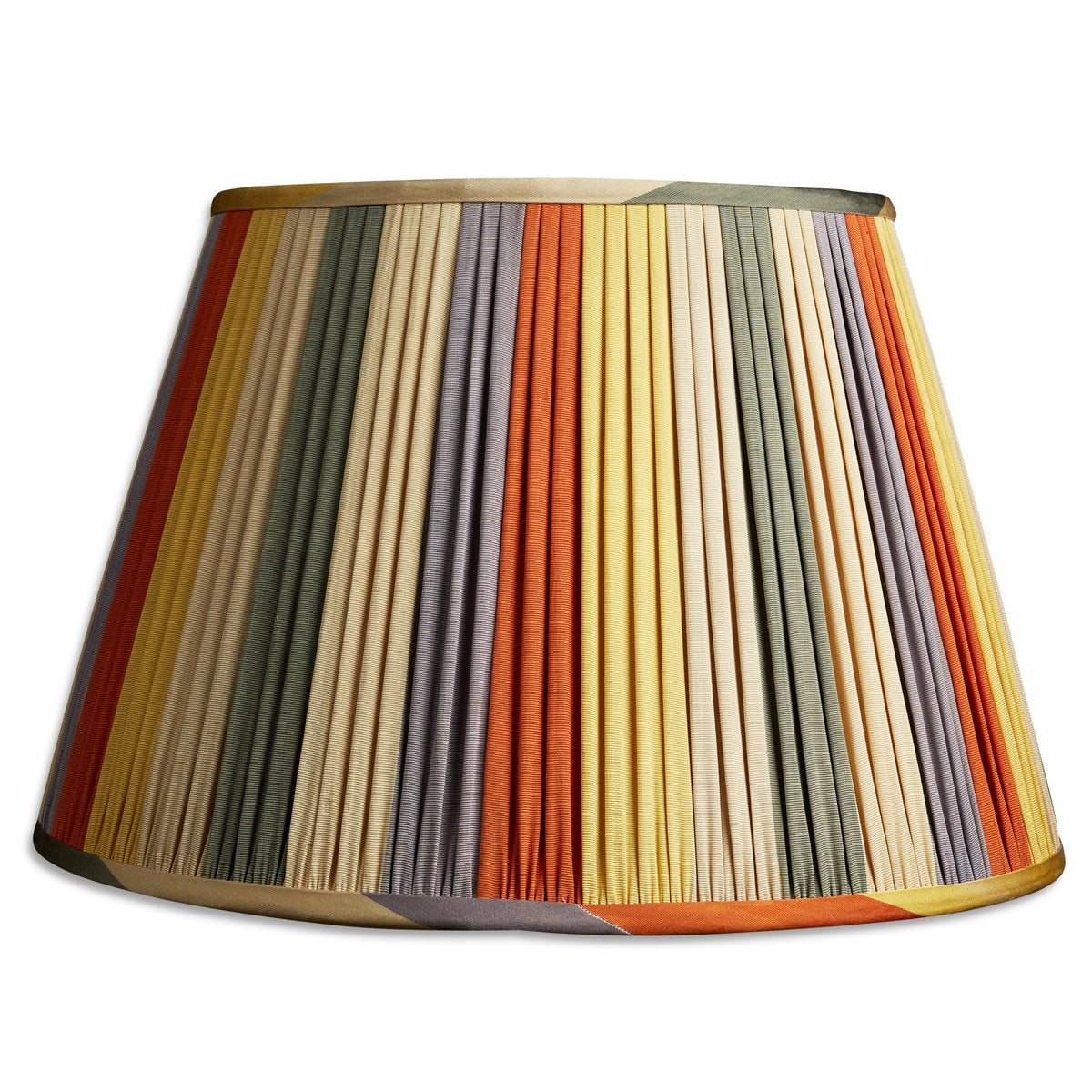 Nushka Lampshades 16 inch - 41cm Harlequin Cotton and Silk Ikat Lampshade