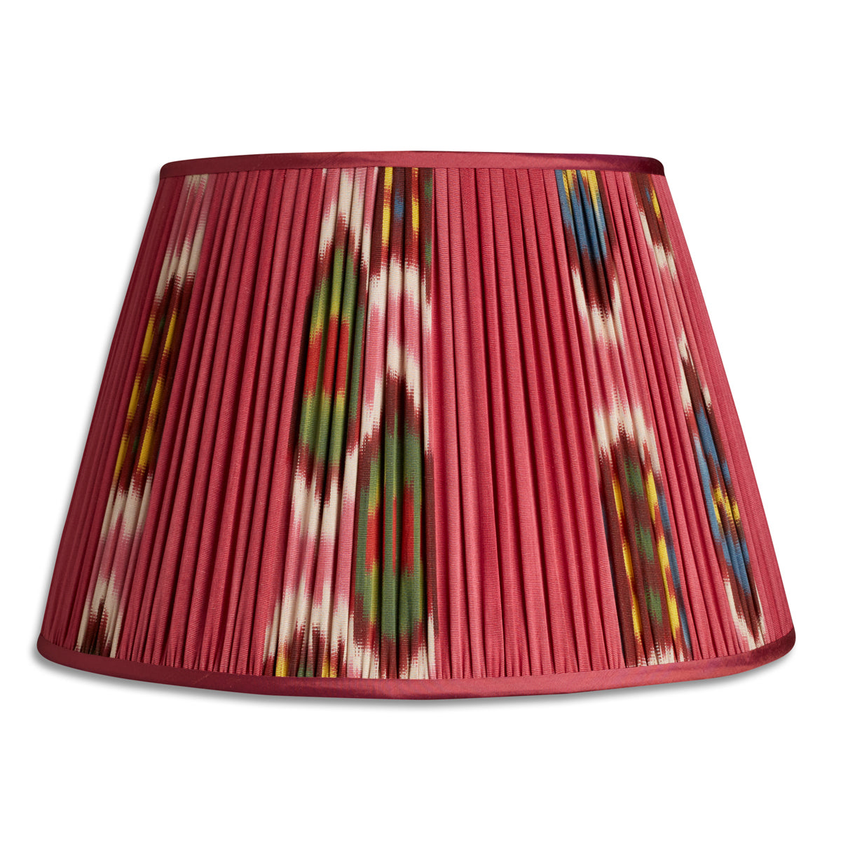 Nushka Lampshades 16 Inch - 41cm Magenta Silk And Cotton Lampshade