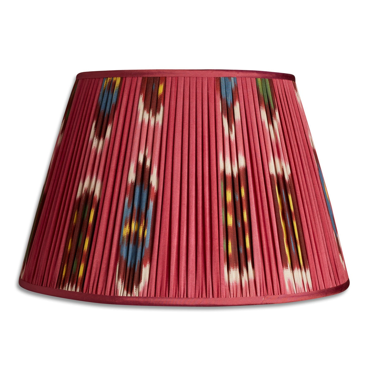 Nushka Lampshades 16 Inch - 41cm Magenta Silk And Cotton Lampshade