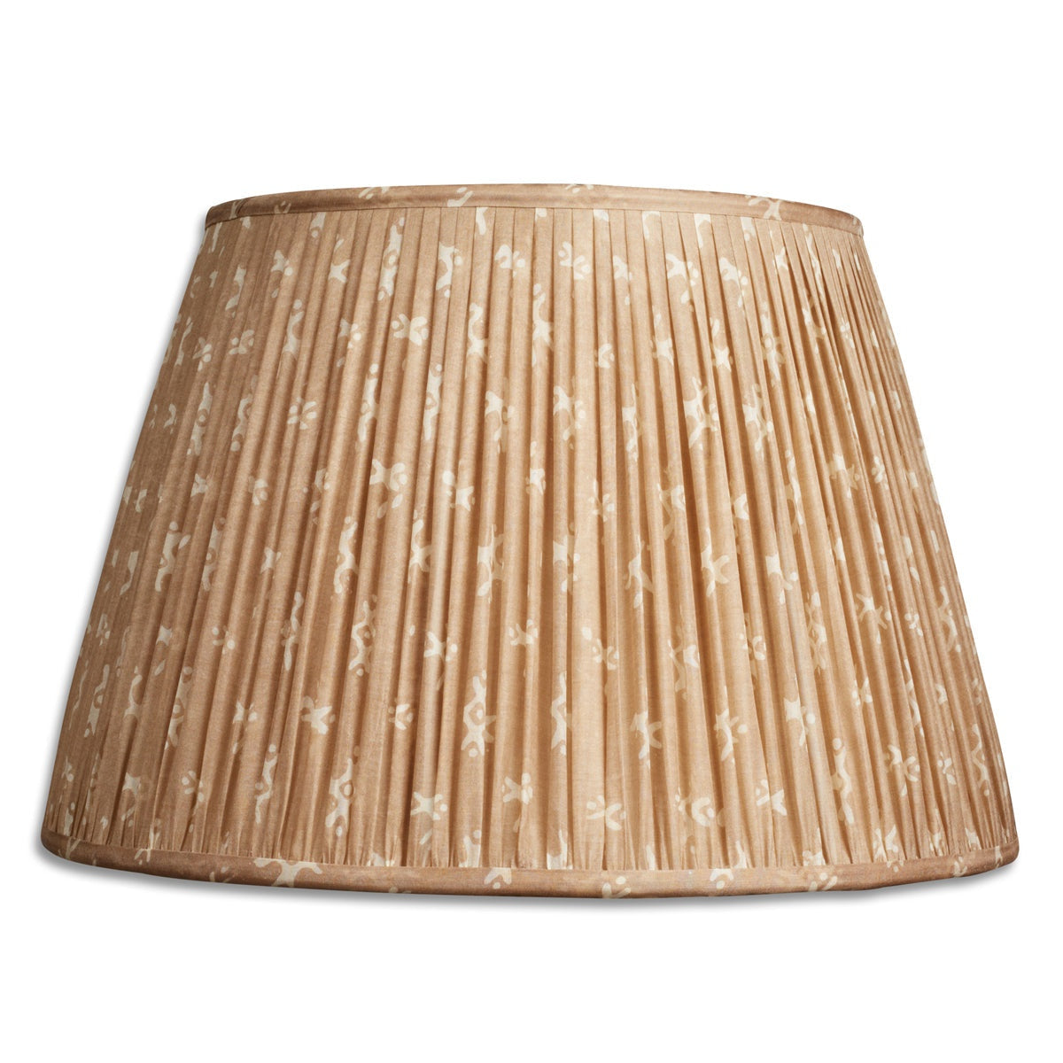 Nushka Lampshades 16 Inch -  41cm  Stony grey and cream silk sari lampshade