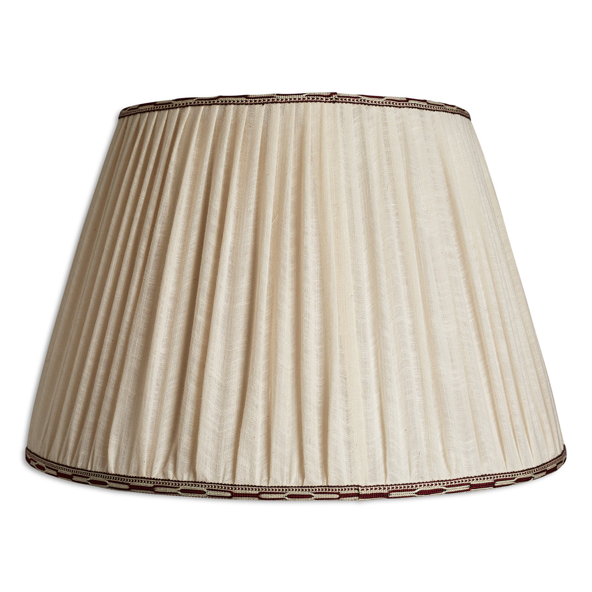 Nushka Lampshades 17 inch  - 43cm Cream Cotton Lampshade