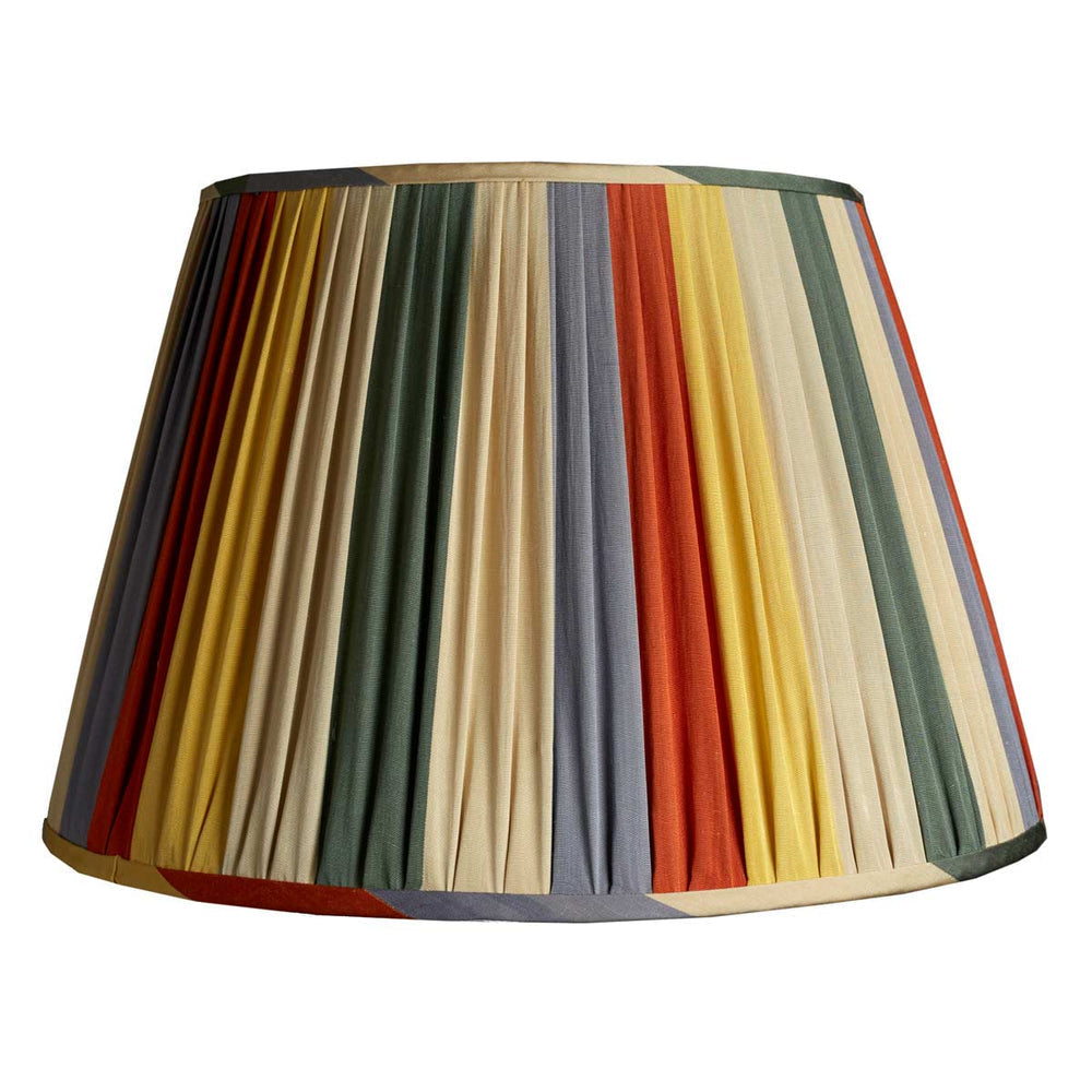 Nushka Lampshades 17 inch  - 43cm Harlequin stripe Ikat lampshade