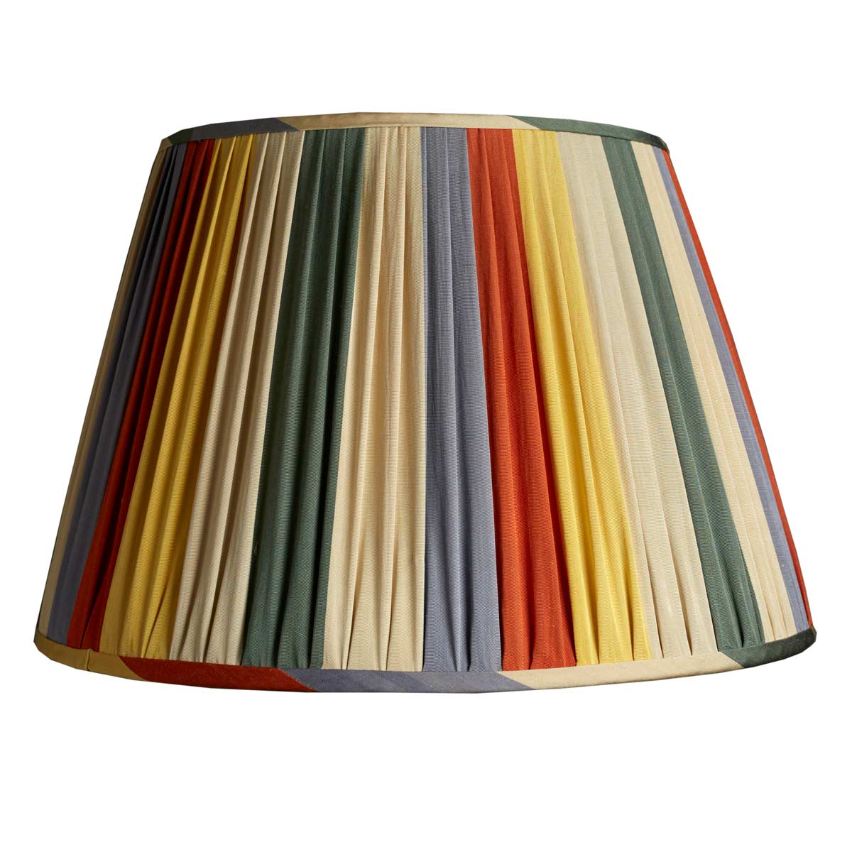 Nushka Lampshades 17 inch  - 43cm Harlequin stripe Ikat lampshade