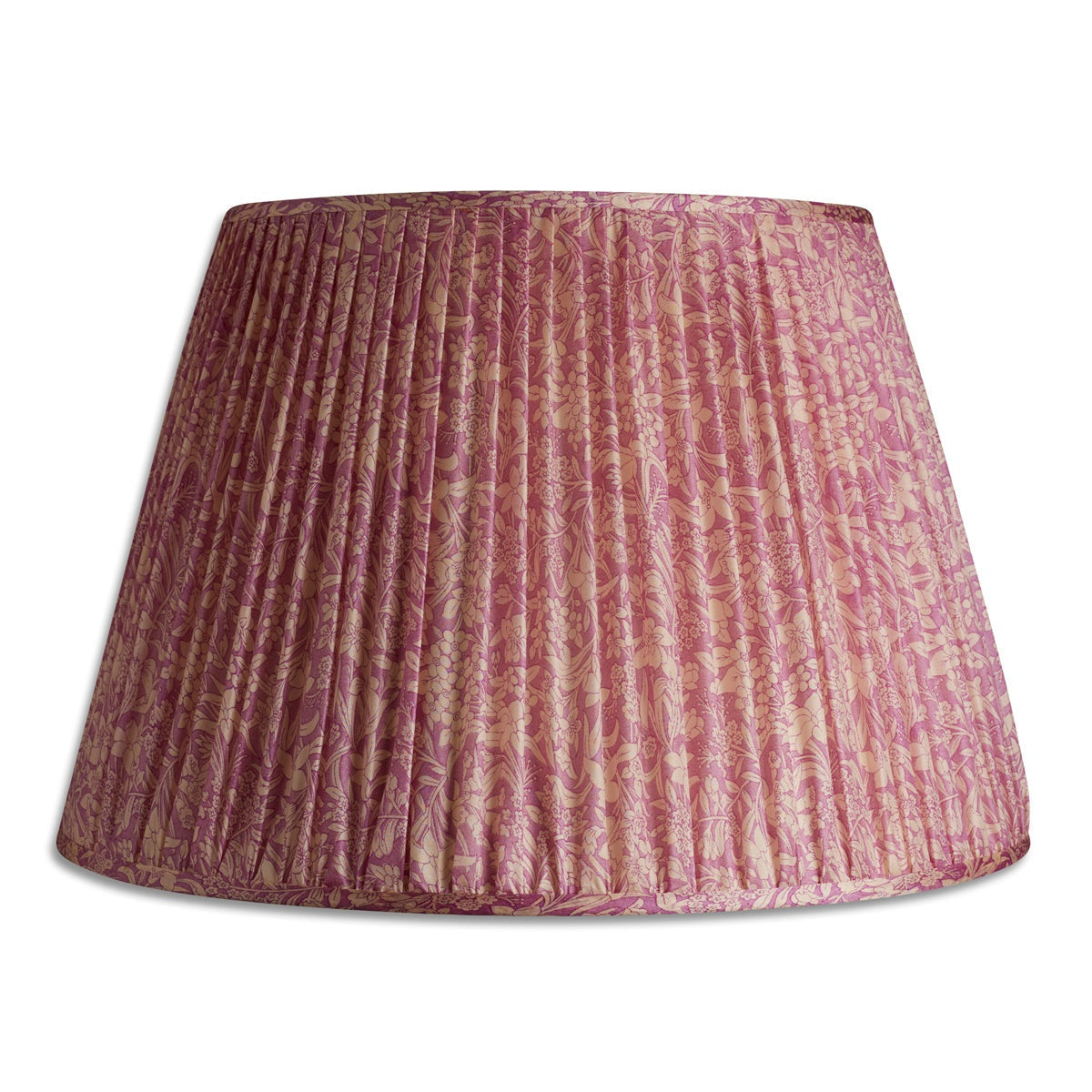 Nushka Lampshades 18 Inch - 46cm Pale lavender silk sari lampshade