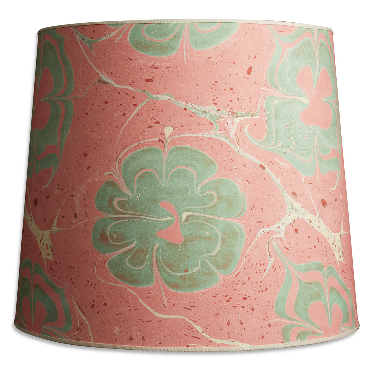 Nushka Lampshades Marbled paper lampshade - Pink