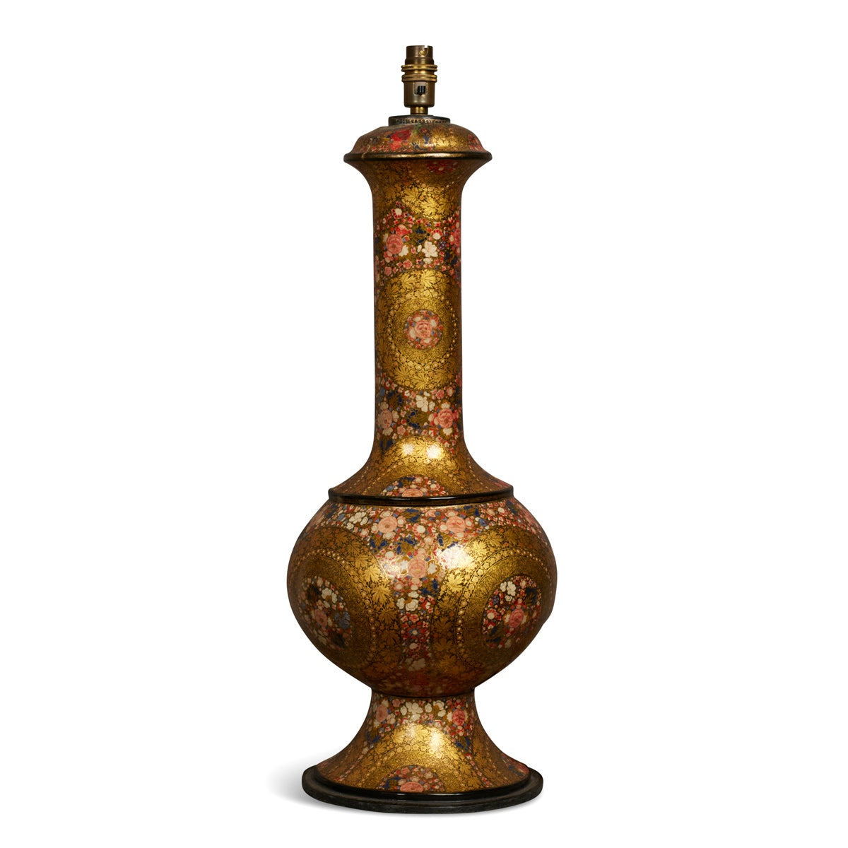 Nushka Lighting A large Kashmiri table lamp