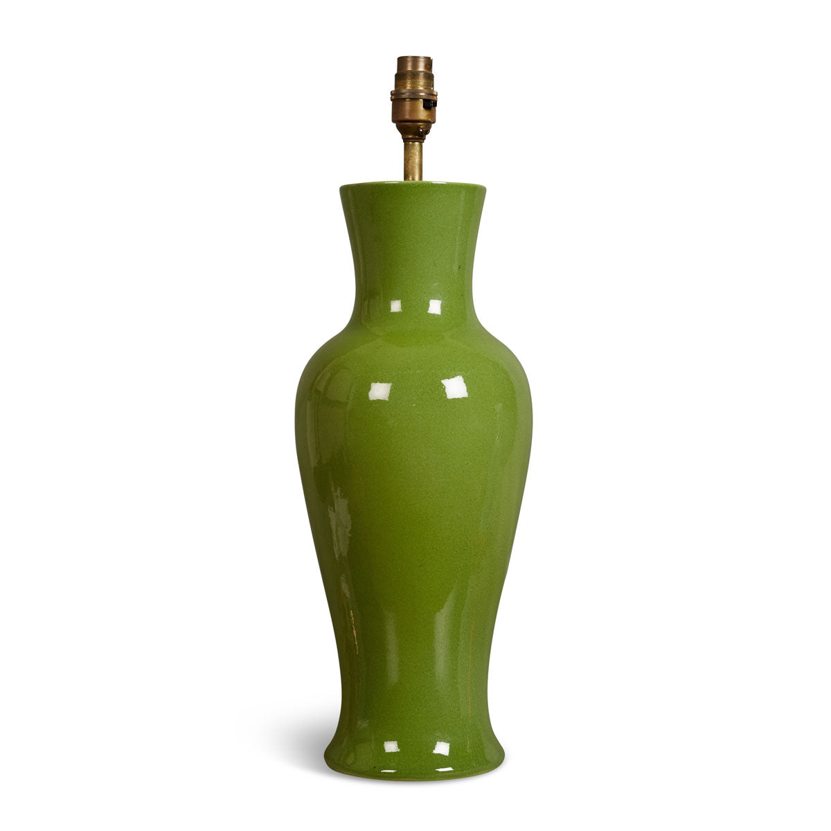 Nushka Lighting Modern green ceramic table lamp