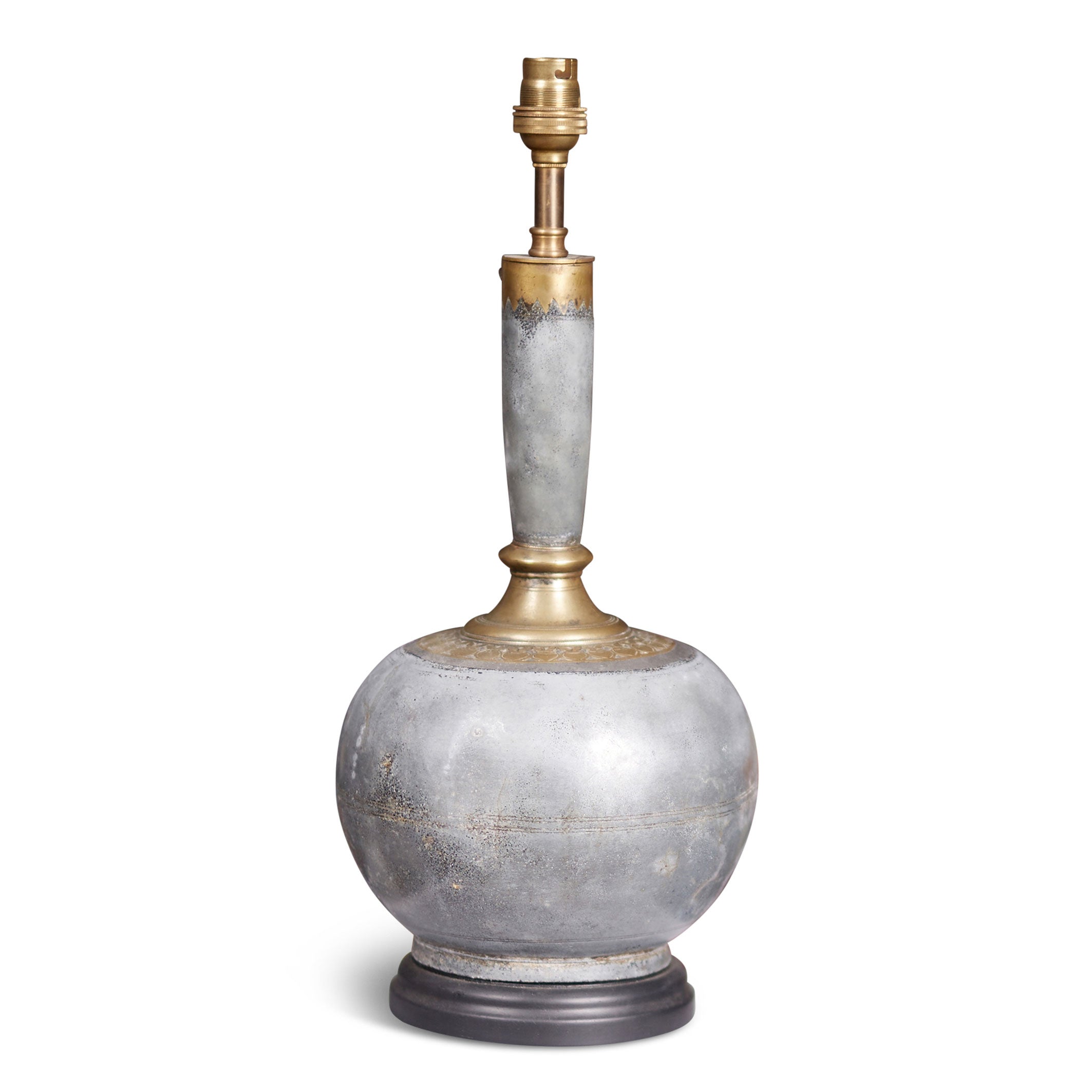 Nushka Lighting Moorish brass and tin table lamp