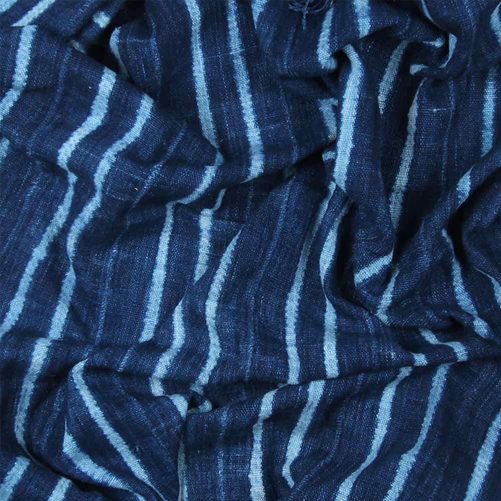 Nushka Textiles African vintage indigo shawl