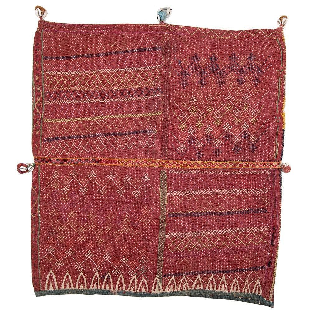 Nushka Textiles Indian Textile - Large Banjara Kantha Cushion Cover