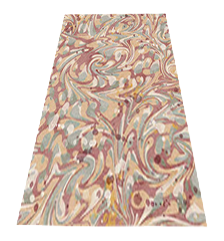 5 inch marbled card shade - Terracotta